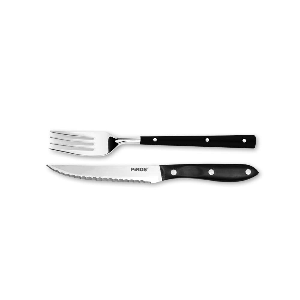 Steak / Biftek Bıçağı & Çatal Seti 12 cm