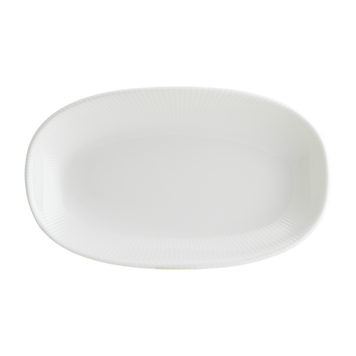 Iris White Gourmet Oval Kayık Tabak 19*11 cm