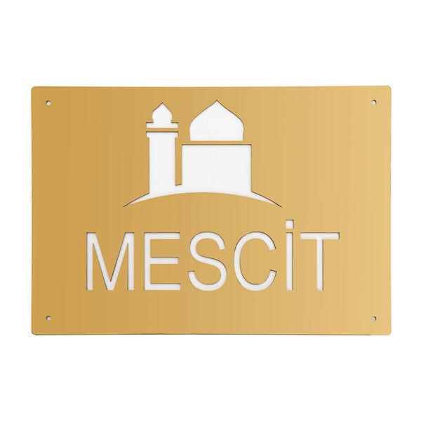 MESCİT TABELA GOLD