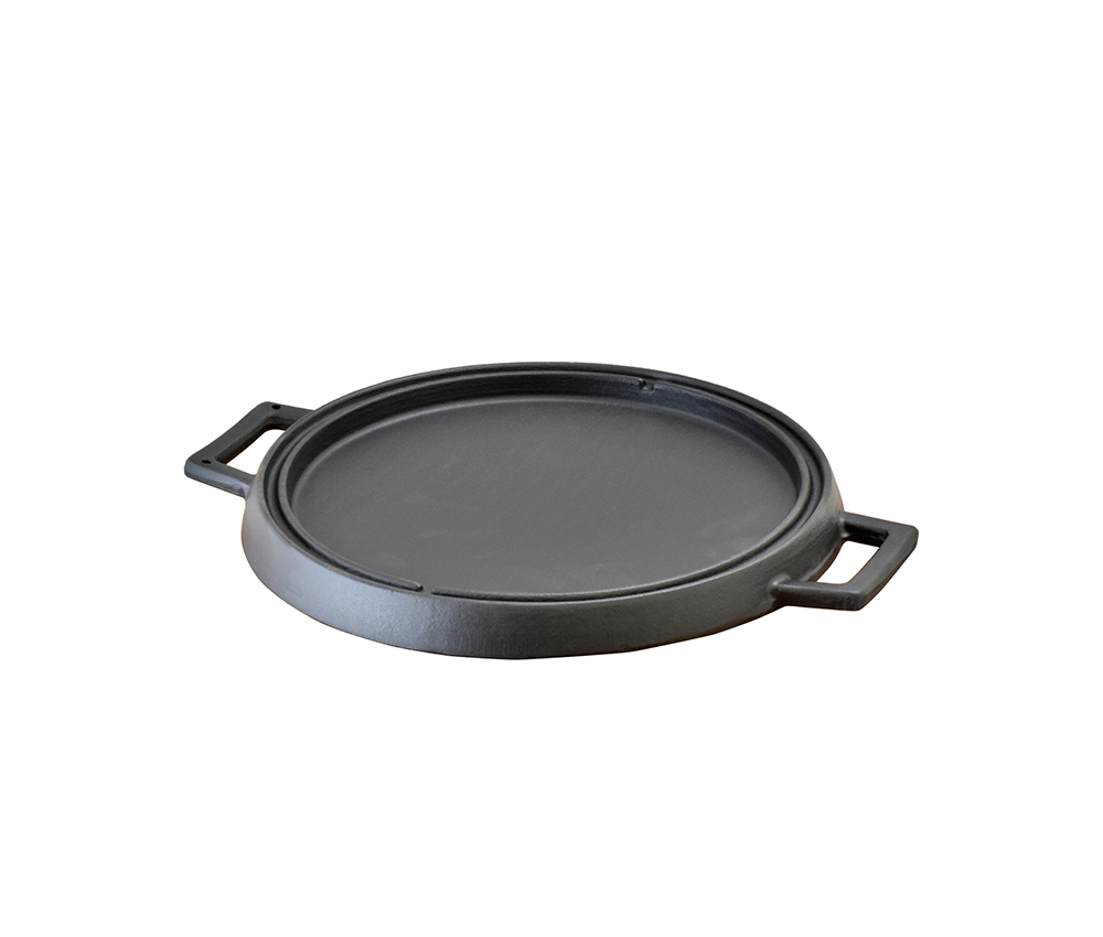 Lava Metal Kulplu Yuvarlak Griddle Çap (Ø) 34 cm