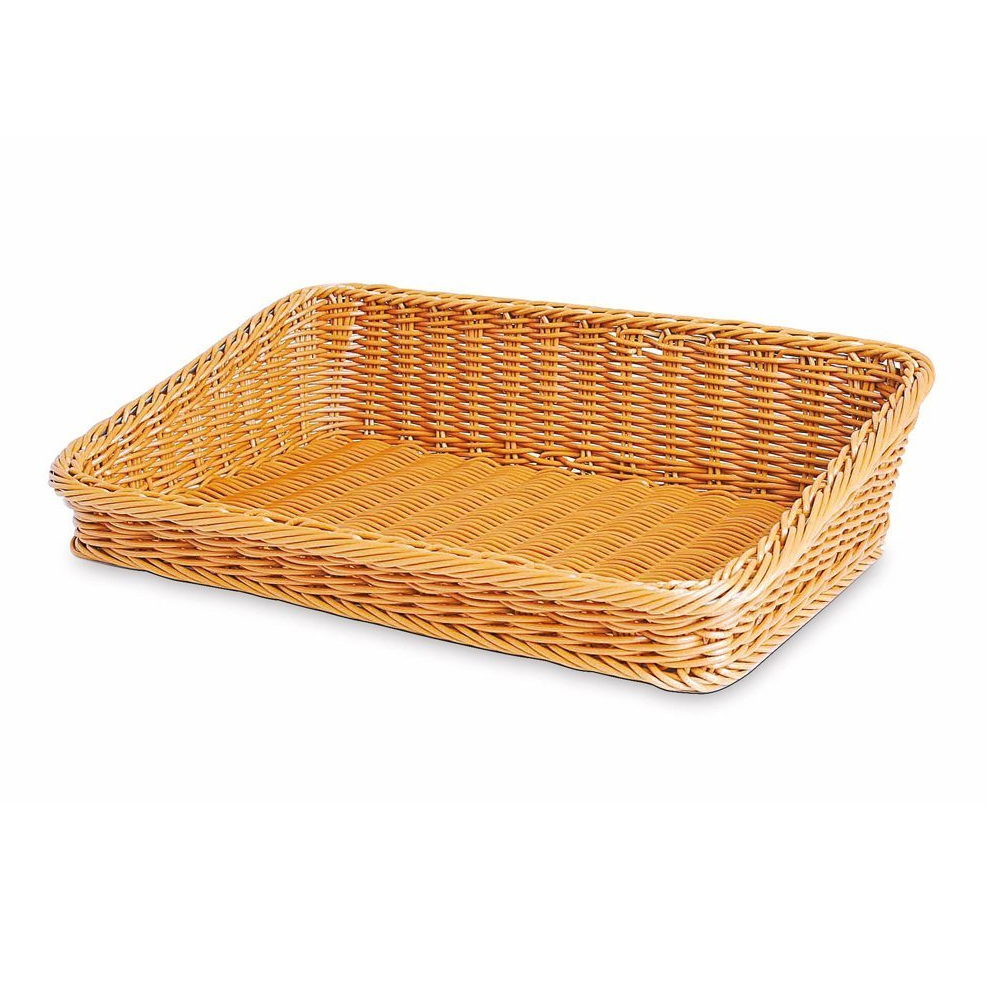 Rattan Geniş Ekmek Sepeti 45 cm