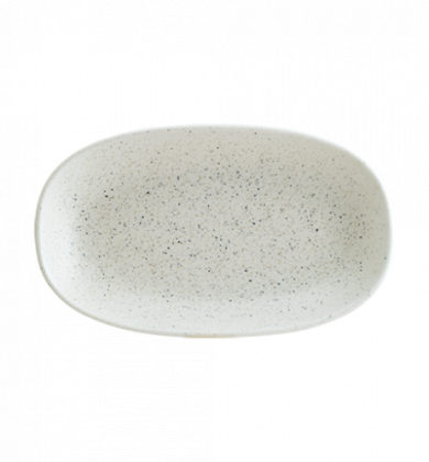 Luca kum rengi Gourmet Oval Kayık Tabak 24*14 cm