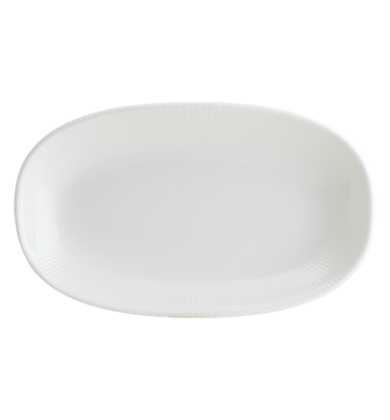 Iris White Gourmet Oval Kayık Tabak 29*17 cm