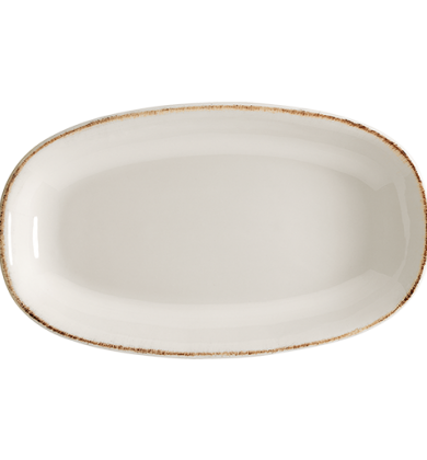 Retro Gourmet Oval Kayık Tabak 19*11 cm