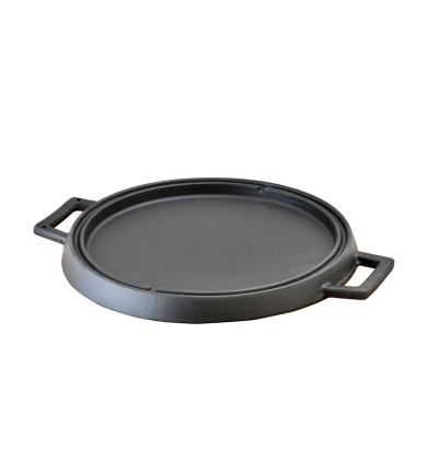 Lava Metal Kulplu Yuvarlak Griddle Çap (Ø) 34 cm