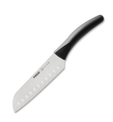 Deluxe Santoku Bıçağı Oluklu 17 cm