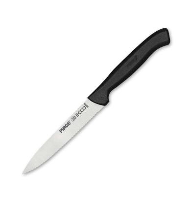 Ecco Sebze Bıçağı Dişli 12 cm SİYAH