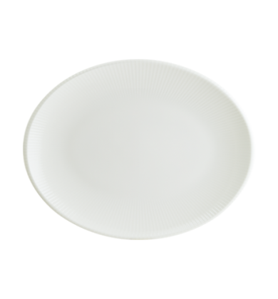 Iris White Moove Oval Tabak 25 cm